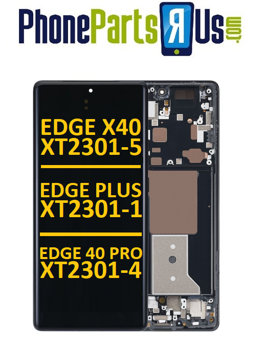 Motorola Edge X40 5G (XT2301-5 / 2023) / Edge Plus (XT2301-1 / 2023) / Edge 40 Pro (XT2301-4 / 2023) OLED Assembly With Frame