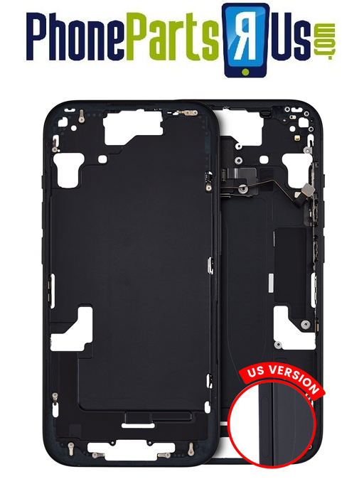 iPhone 15 Mid-Frame Housing With Power And Volume Button (US Version) (All Colors)