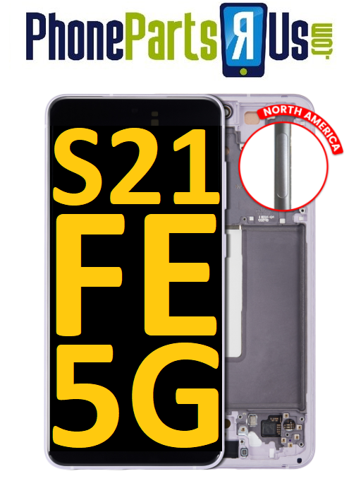 Samsung Galaxy S21 FE 5G OLED Assembly With Frame (US  Version) (All Colors)