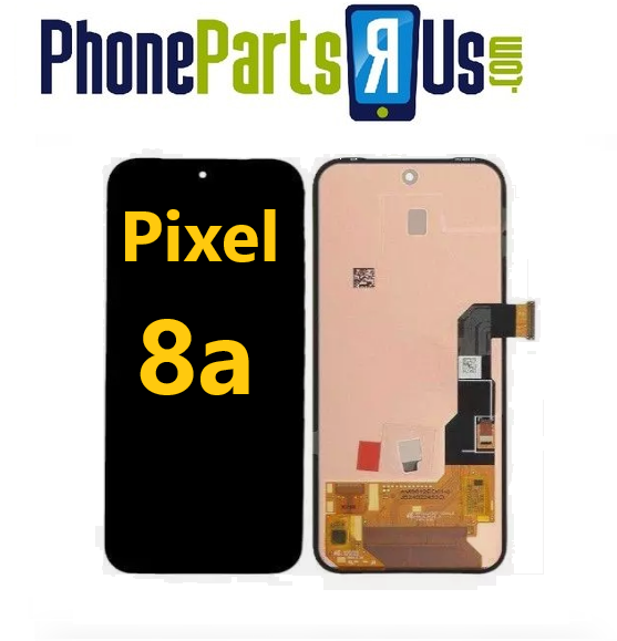 Google Pixel 8A OLED Assembly Without Frame (With Finger Print Sensor)