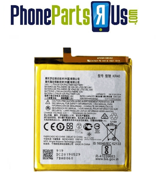 Motorola Moto One Vision (XT2013-1) / One Action (XT2013 / 2019) (KR40) Replacement Battery