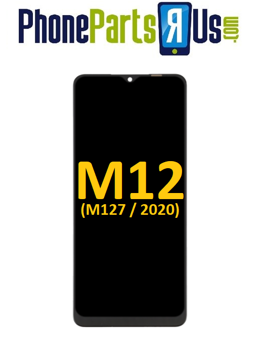 Samsung Galaxy M12 (M127 / 2020) LCD Assembly With Frame