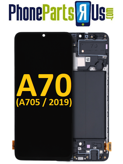 Samsung Galaxy A70 (A705 / 2019) OLED LCD Assembly With Frame