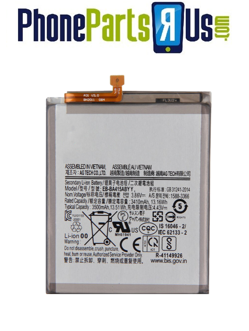 Samsung Galaxy A41 (A415 / 2020) Replacement Battery (EB-BA415ABYY)