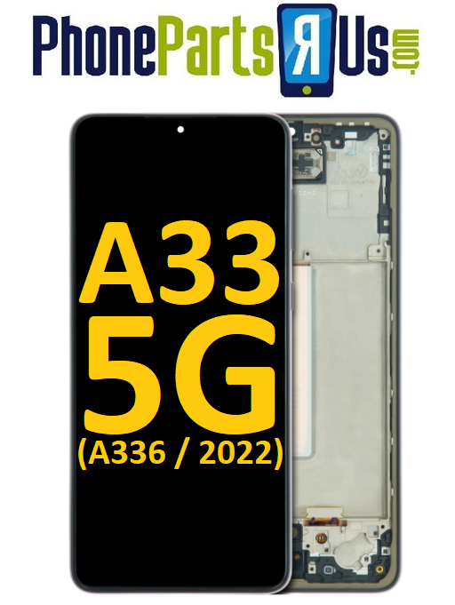 Samsung Galaxy A33 5G (A336 / 2022) Premium OLED Screen Assembly With Frame