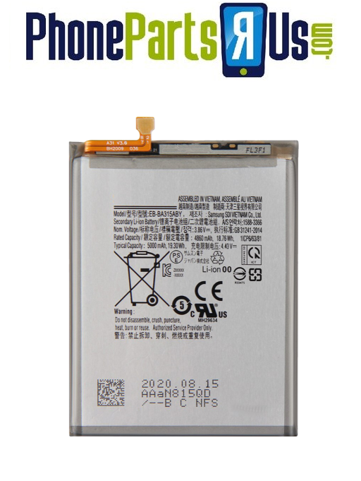 Samsung Galaxy A31 (A315 / 2020) Replacement Battery (EB-BA315ABY)