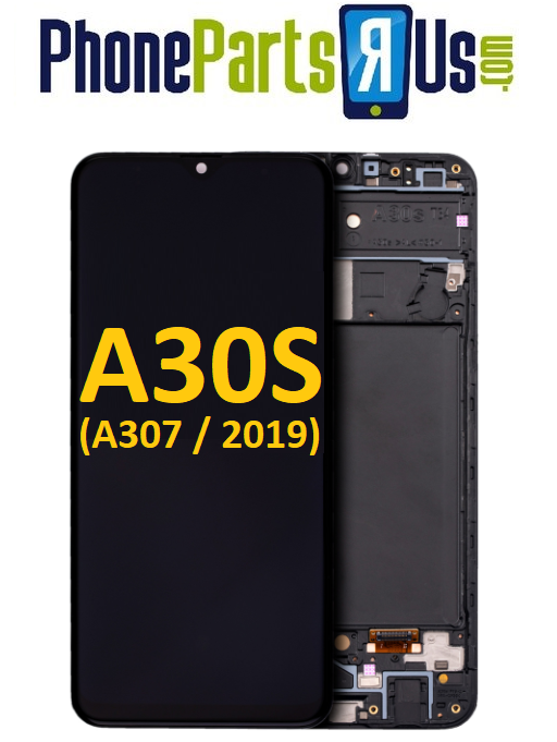 Samsung Galaxy A30S (A307/2019) LCD Digitizer Assembly with Frame