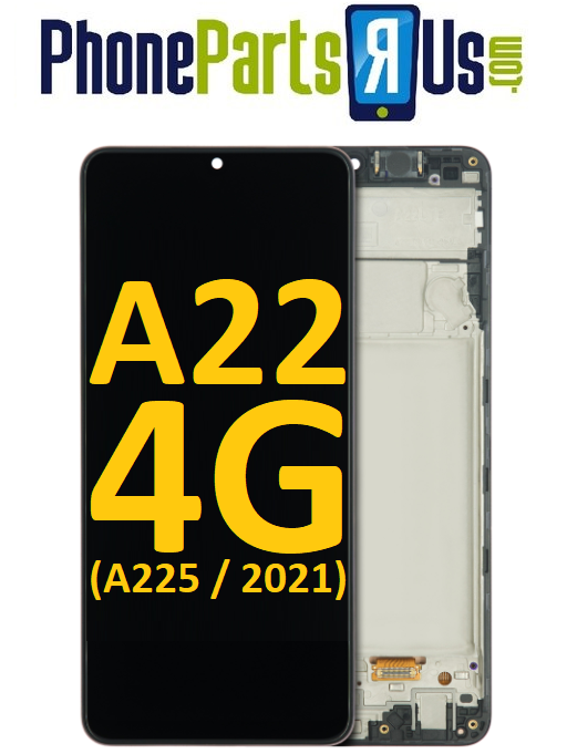 Samsung Galaxy A22 4G (A225 / 2021) OLED Assembly With Frame