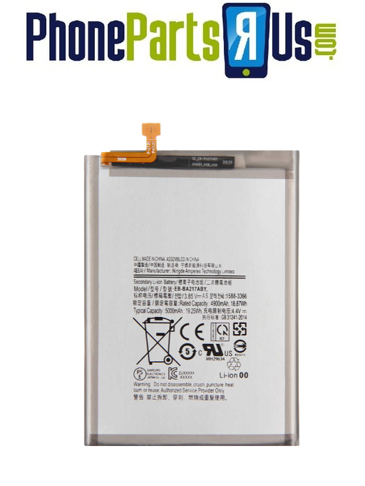 Samsung Galaxy A21S (A217 / 2020) Replacement Battery (EB-BA217ABY)