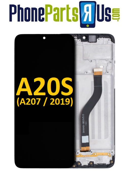 Samsung Galaxy A20S (A207 / 2019) LCD Assembly With Frame