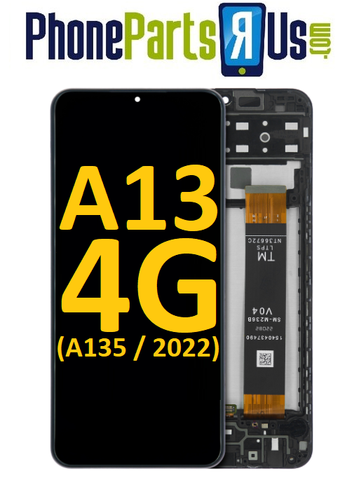 Samsung Galaxy A13 4G (A135 / 2022) LCD Assembly With Frame
