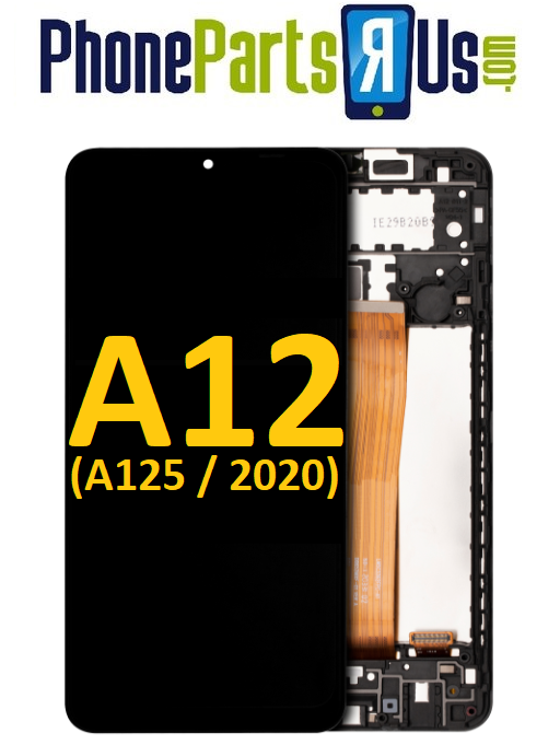 Samsung Galaxy A12 (A125 / 2020) LCD Assembly With Frame