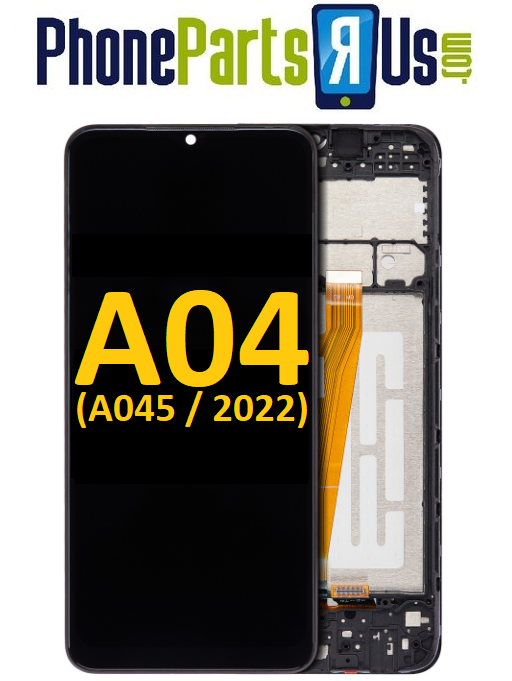Samsung Galaxy A04 (A045 / 2022) LCD Assembly With Frame