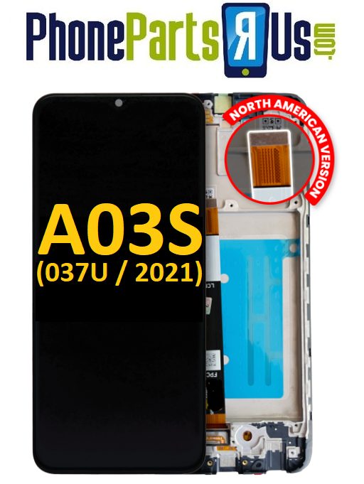 Samsung Galaxy A03s (A037U / 2021) LCD Assembly With Frame (US Version)