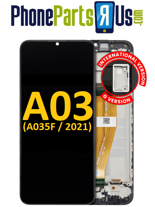 Samsung Galaxy A03 (A035F / 2021) LCD Assembly With Frame