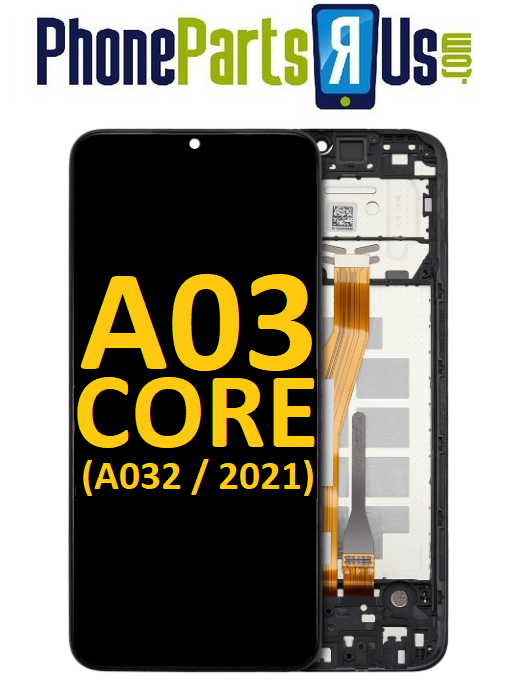 Samsung Galaxy A03 Core (A032 / 2021) LCD Assembly With Frame