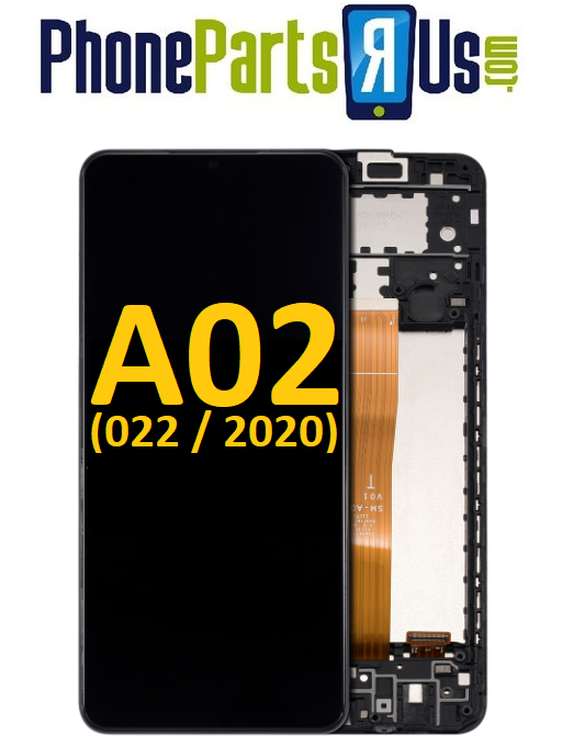 Samsung Galaxy A02 (A022/2020) LCD Assembly With Frame