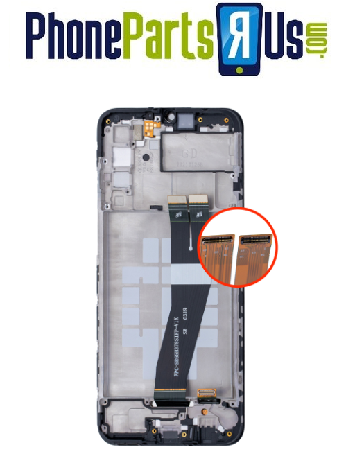Samsung Galaxy A02S (A025F / 2020) LCD Assembly With Frame (International Version)