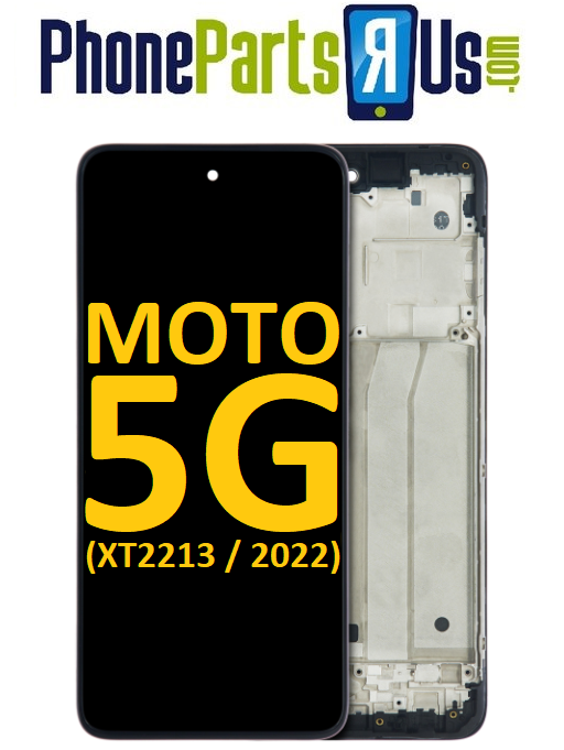 Motorola Moto G 5G (XT2213 / 2022) LCD Assembly With Frame