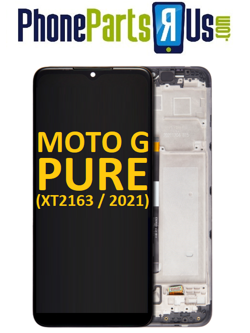 Moto G Pure (XT2163 / 2021) LCD Assembly With Frame