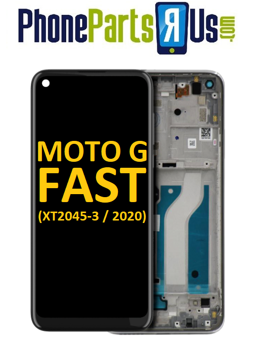 Moto G Fast (XT2045-3 / 2020) LCD Assembly With Frame