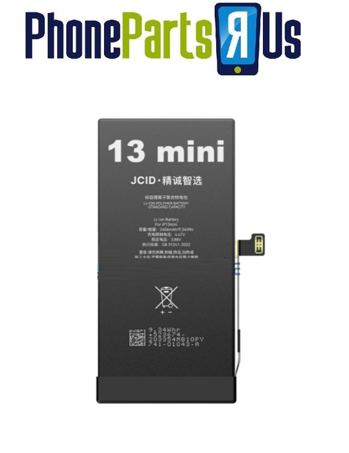 iPhone 13 Mini Battery – JCID Diagnosable Battery Health 100% – 2406mAh – OEM