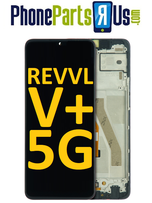 Revvl V+ 5G LCD Assembly With Frame