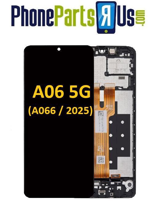 Samsung Galaxy A06 (A066 / 2025) LCD Assembly with Frame