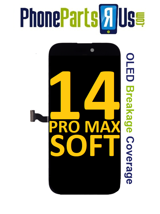 IPhone 14 Pro Max OLED ( Soft ) Screen 120-HZ (OLED Breakage Warranty)