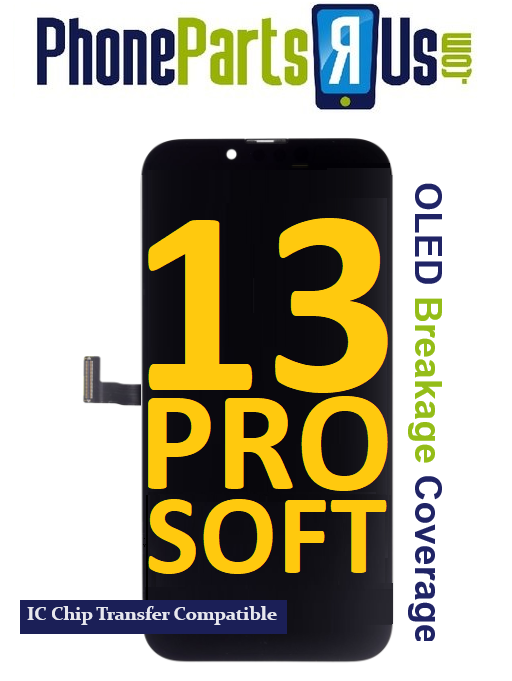 iPhone 13 Pro OLED Screen ( Premium Soft OLED Compatible for IC Chip Transfer )(OLED Breakage Warranty)