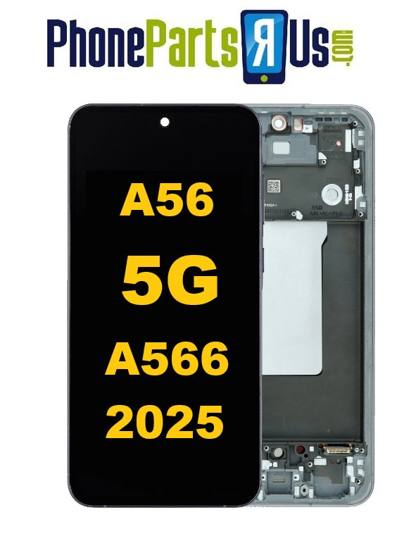 Samsung Galaxy A56 (A566 2025) OLED Screen Assembly with Frame ( All C ...