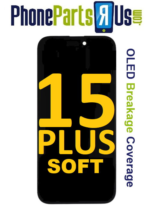 iPhone 15 Plus OLED Screen (Soft OLED) (OLED Breakage Warranty)