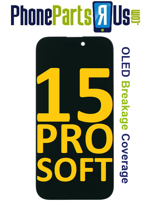 iPhone 15 Pro OLED Screen Replacement ( Premium Soft )(OLED Breakage Warranty)