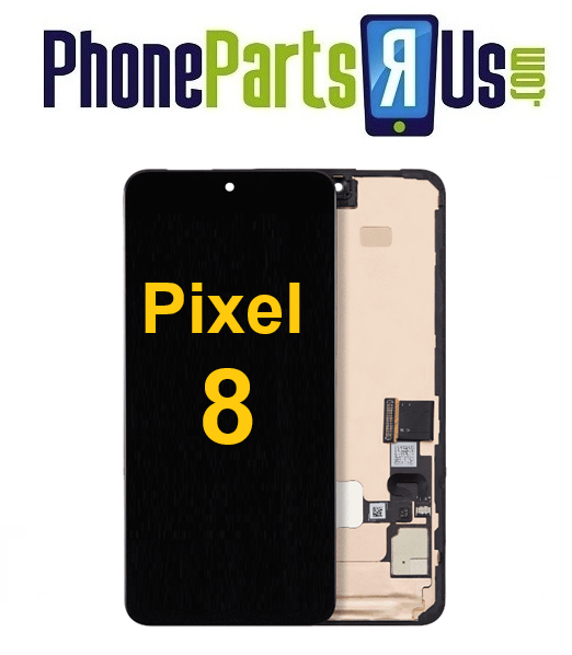 Google Pixel 8 OLED Assembly With Frame (With Finger Print Scanner)