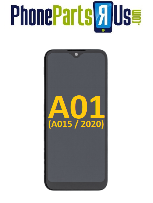 Samsung Galaxy A01 (A015 / 2020) LCD Assembly With Frame Micro USB