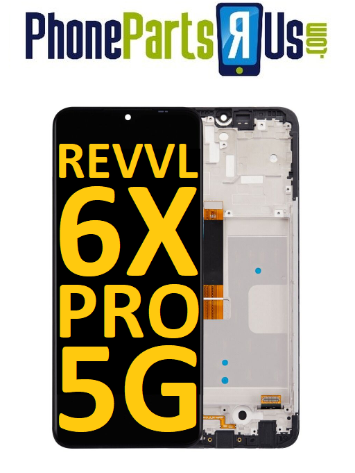 Revvl 6X Pro 5G LCD Assembly With Frame