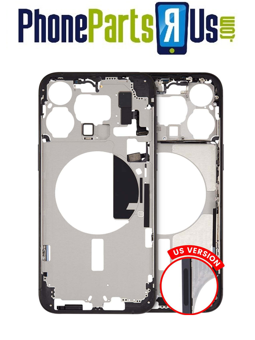 iPhone 15 Pro Max Mid-Frame Housing With Power And Volume Button (US Version) (All Colors)