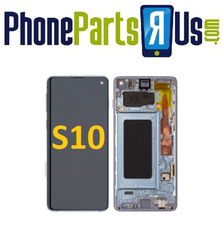Samsung Galaxy S10 OLED Assembly With Frame (All Colors)