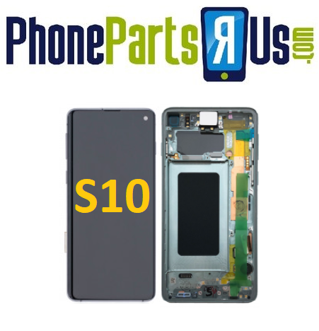 Samsung Galaxy S10 OLED Assembly With Frame (All Colors)