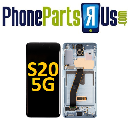 Samsung Galaxy S20 5G OLED Assembly with Frame (All Colors)