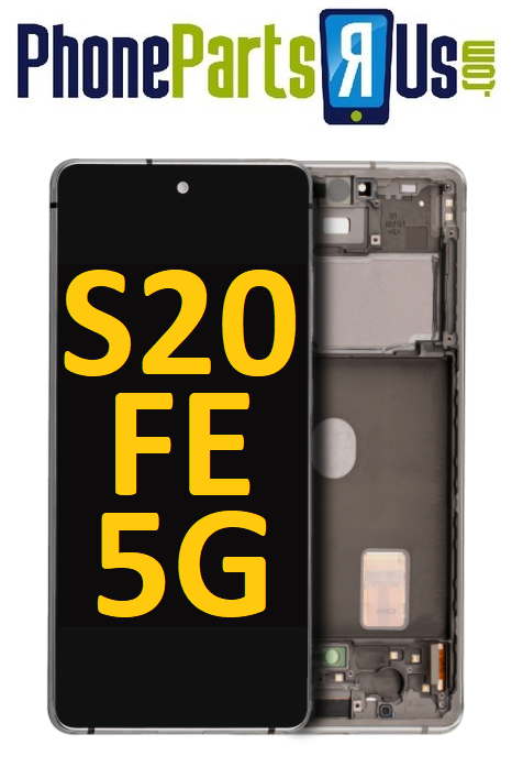 Samsung Galaxy S20 FE OLED Assembly With Frame (All Colors)