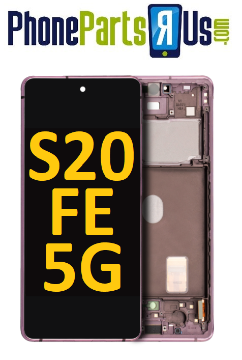 Samsung Galaxy S20 FE OLED Assembly With Frame (All Colors)