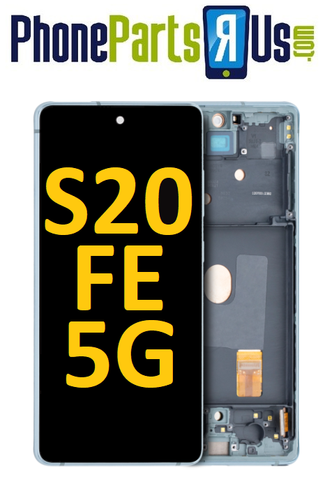 Samsung Galaxy S20 FE 5G OLED Assembly With Frame (All Colors)