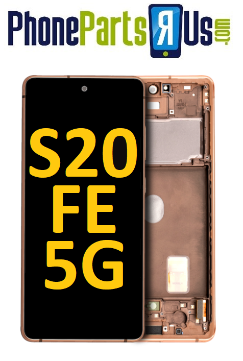 Samsung Galaxy S20 FE 5G OLED Assembly With Frame (All Colors)