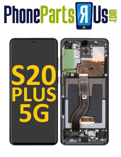 Samsung Galaxy S20 Plus OLED Assembly with Frame Replacement (All Colors)