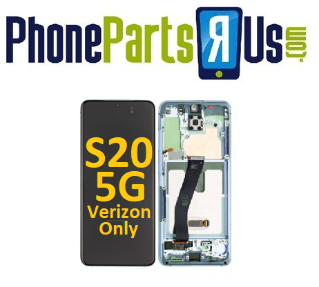 Samsung Galaxy S20 5G OLED Assembly with Frame (Verizon 5G UW) (All Colors)