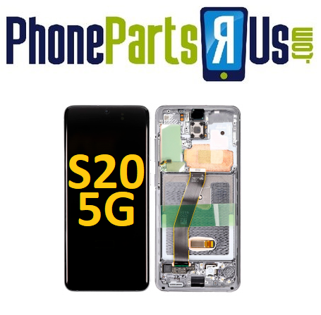 Samsung Galaxy S20 5G OLED Assembly with Frame (All Colors)