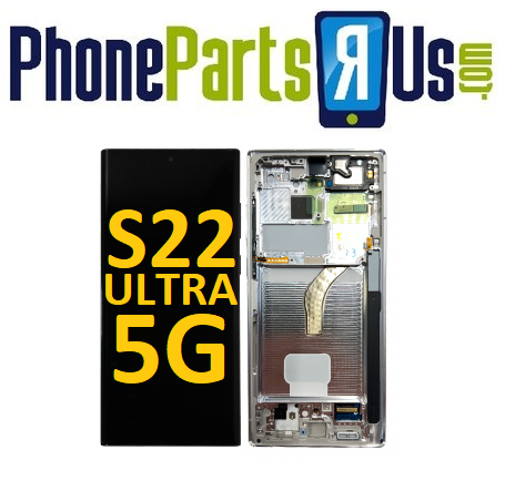 Samsung Galaxy S22 Ultra 5G OLED Assembly With Frame (All Colors) US Version