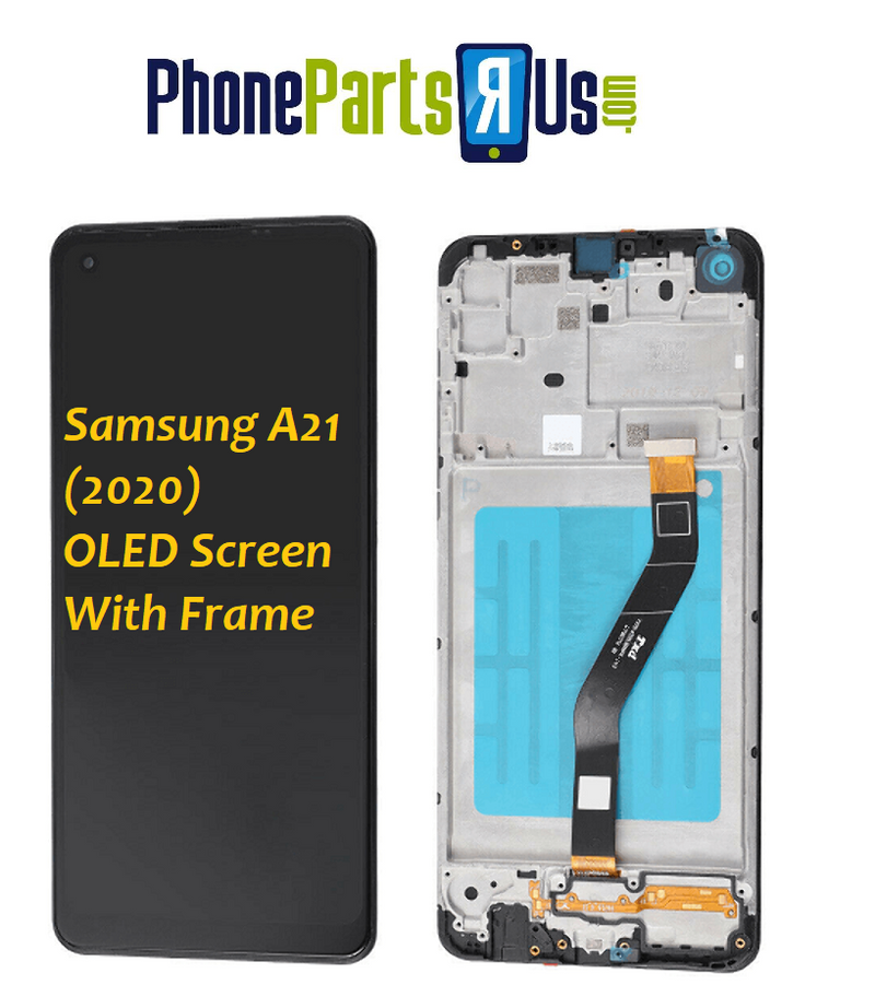 Samsung Galaxy A21 (A215 / 2020) OLED Assembly With Frame